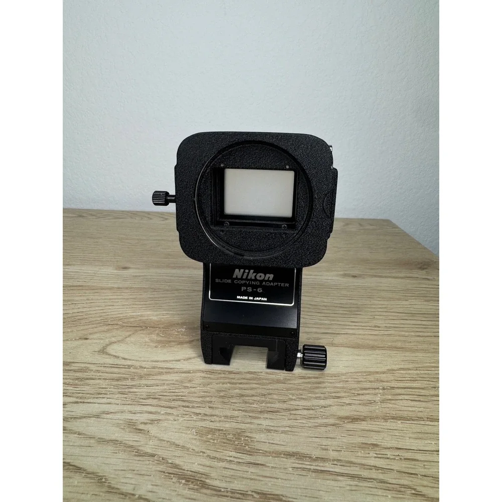 Nikon PS-6 Slide Copying Adapter for PB-6 Bellows System Made in Japan Black